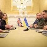 image for UK sings a deal to provide $5 billion in loan to Ukraine.