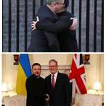 image for Zelensky embraced by British PM a day after White House blowout