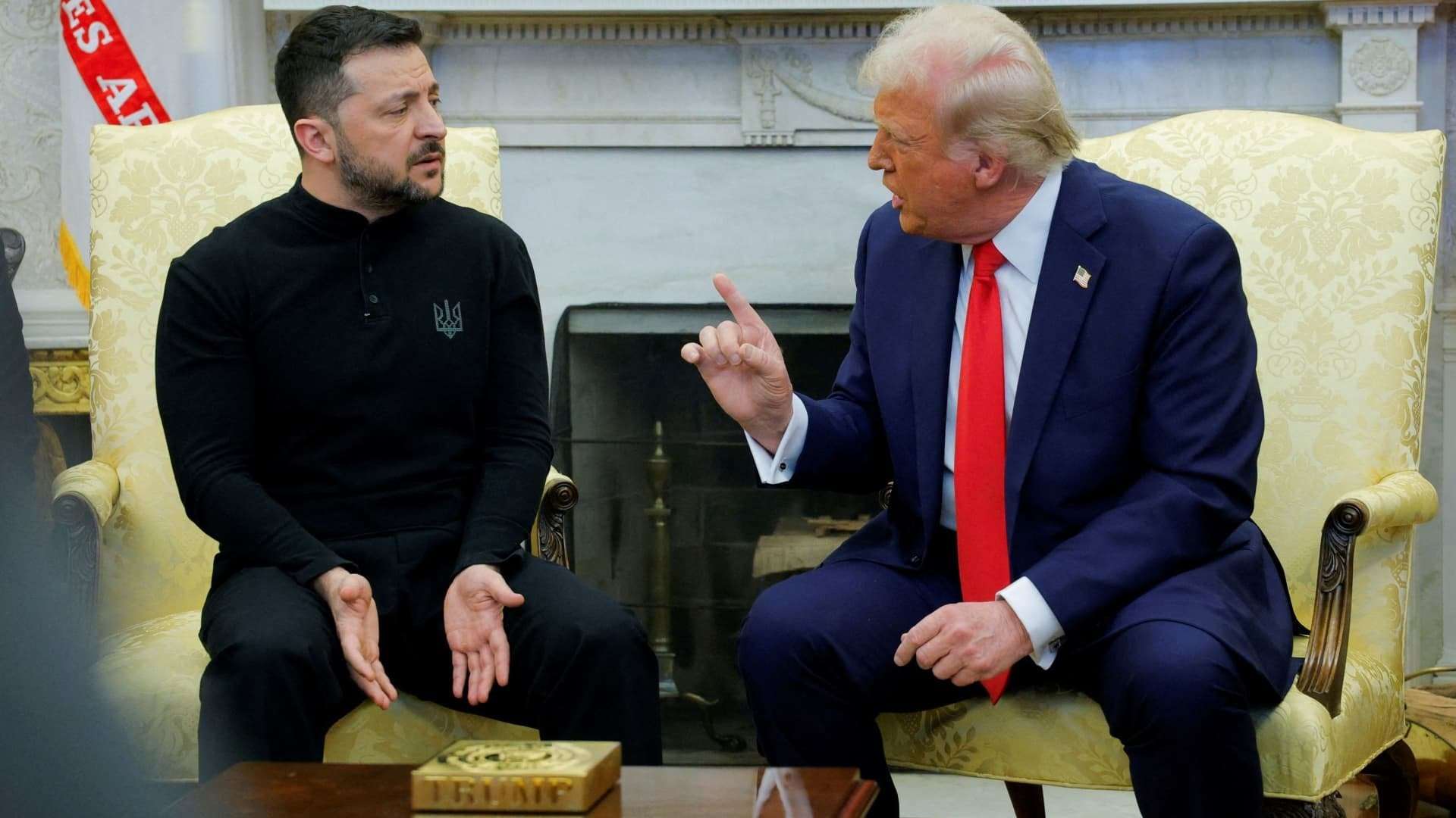 image for Trump pauses all U.S. military aid to Ukraine after angry clash with Zelenskyy