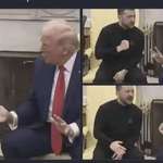 image for Trump getting decimated in rock paper scissors