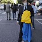 image for Javier Milei attending Congress with an Ukrainian flag on March 1, 2022