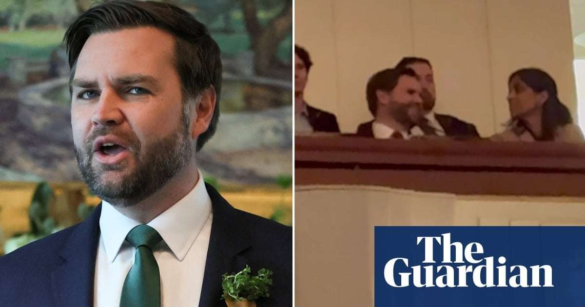 image for ‘Ruined this place’: chorus of boos against JD Vance at Washington concert