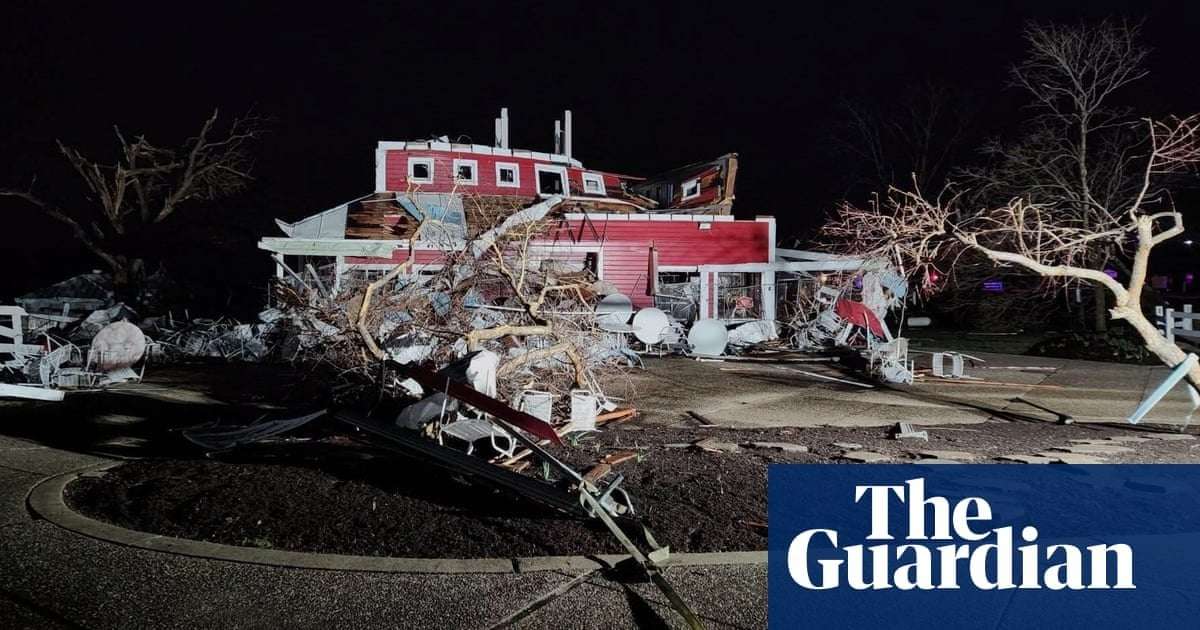 image for At least 32 dead as monster storm system sweeps across US south with multiple tornadoes