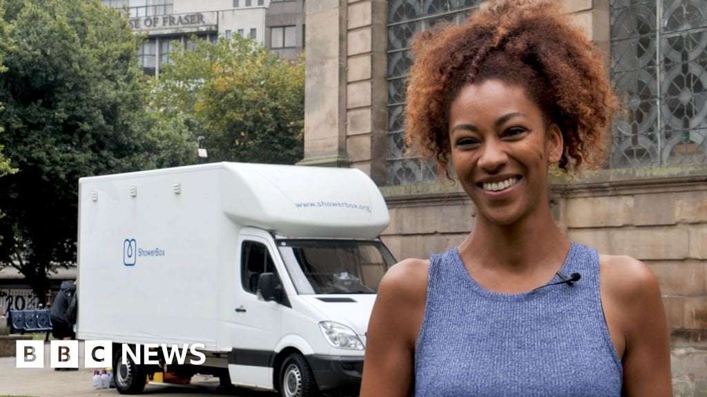 image for Birmingham mobile shower van helps city's homeless