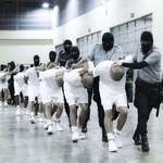 image for Venezuelan immigrants deported from USA arrive at the Terrorism Confinement Center in El Salvador