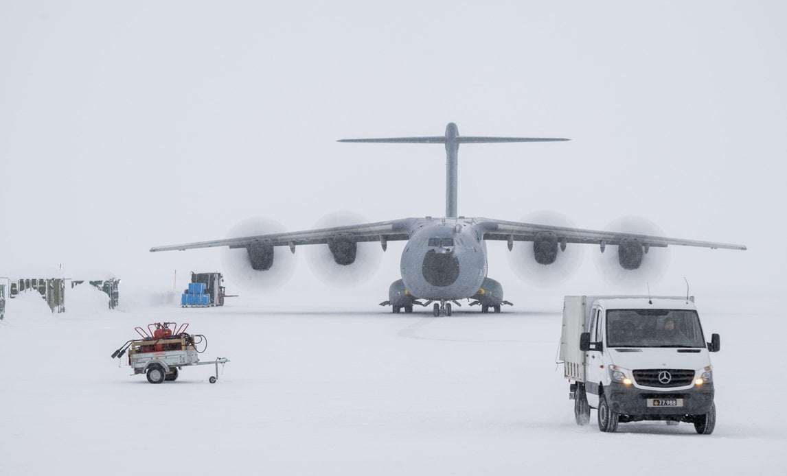 image for French Air Force A400M deployed to Greenland