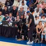 image for Tracy Morgan vomiting at the Knicks Game.