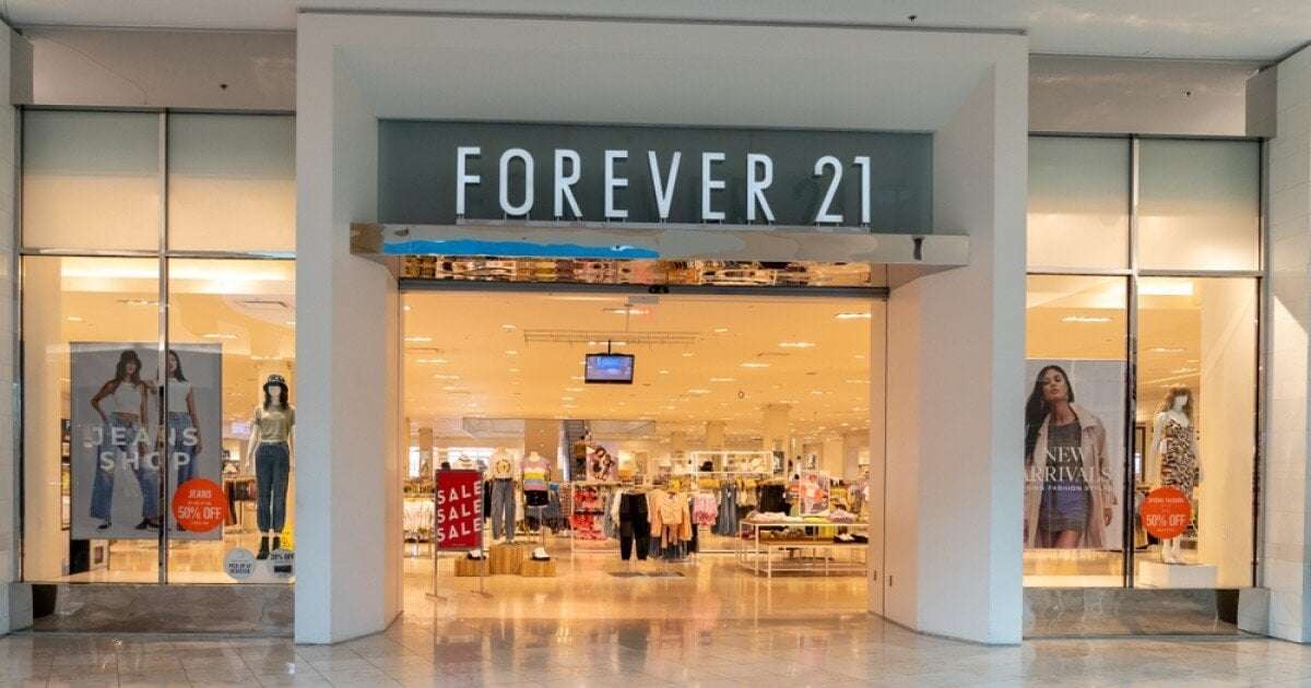 image for Forever 21 files for bankruptcy again, plans to close all US stores