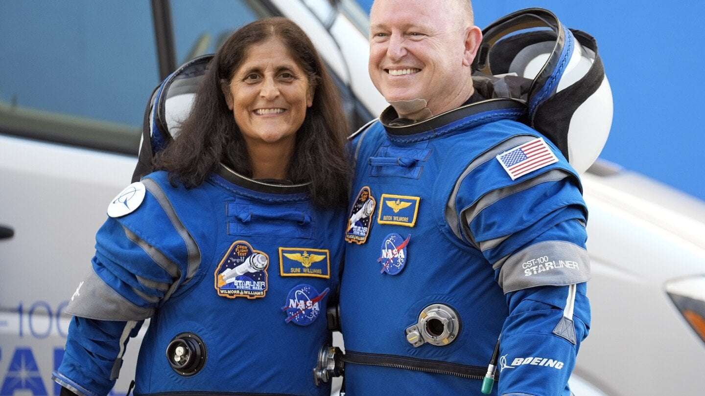 image for NASA astronauts Butch Wilmore and Suni Williams return to Earth after 9 months stuck in space