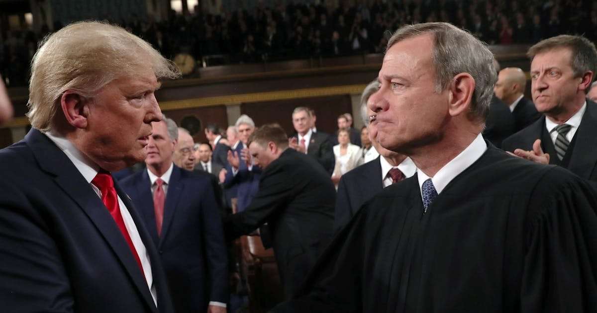 image for John Roberts Warns Trump After His Call to Impeach Judges