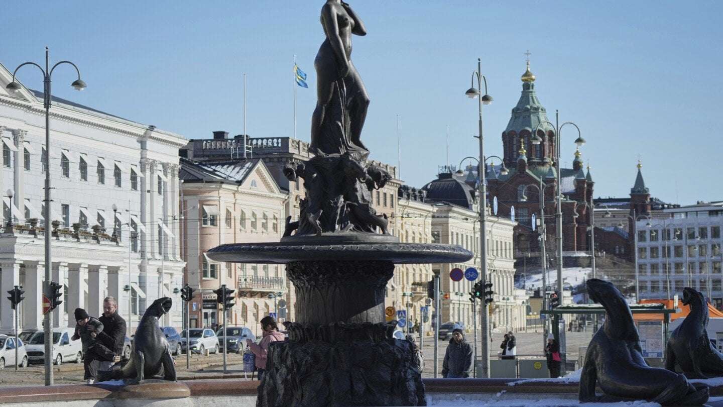 image for Finland is again ranked the happiest country in the world. The US falls to its lowest-ever position