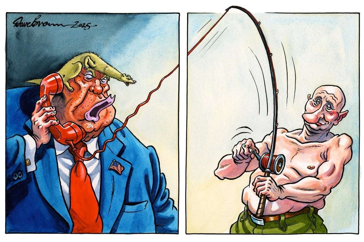 image for Trump is naive, delusional – and being played by Putin