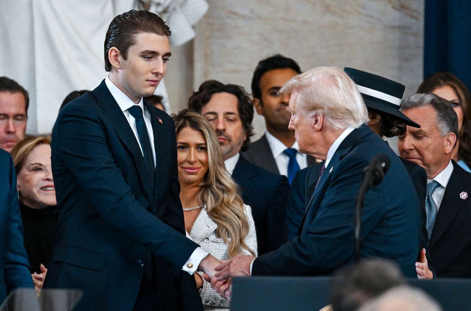 image for Donald Trump Asked Son Barron 'How'd You Do That?' When He Turned on a Laptop: 'Unbelievable Aptitude in Technology'