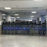 image for Nothing says 'justice' like riot police blocking the courthouse entrance.