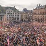 image for Over 15,000 people protesting Fascism and Racism in Amsterdam today!