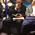 image for Canada's Prime Minister Mark Carney taking the Tube to work during his Bank of England days (2013)