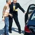 image for Thai king in crop top. Owning or sharing this pic in Thailand can land you in jail for upto 15 years