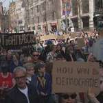 image for Thousands take part in anti-racism, anti-fascism demonstrations in Dam Square, Amsterdam
