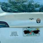 image for original content (was previously removed). i took this of a tesla sticker in Tampa today on 275 #OC