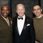 image for Joe Biden takes visit to see to see Denzel Washington and Jake gyllenhaal on Broadway