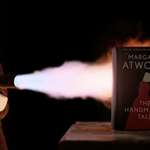 image for Atwood proves this copy of her book, The Handmaid's Tale, about right-wing extremism is fireproof