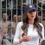 image for Homeland Security Secretary Kristi Noem is visiting the high-security El Salvador prison