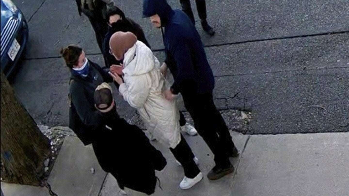 image for Turkish student at Tufts University detained, video shows masked people handcuffing her