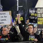 image for Anti-Netenyahu protests in Tel Aviv after Israeli government decision to break the ceasefire.