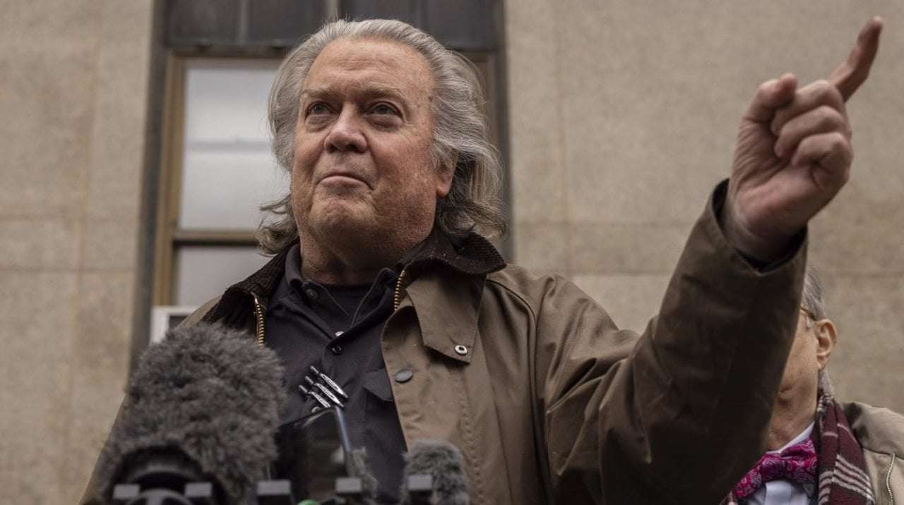 image for Bannon: Trump ‘going to prison’ if Democrat wins White House in 2028