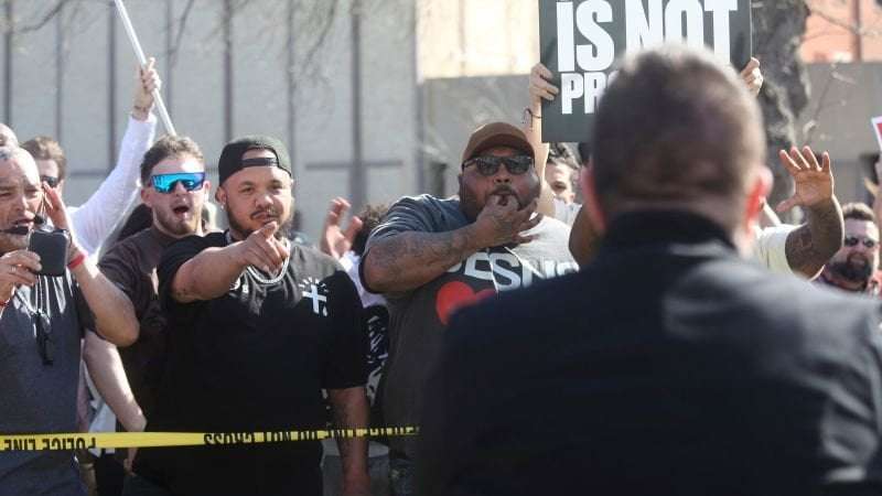 image for Satanist leader’s attempt to hold Black Mass in Kansas Statehouse sparks chaos and 4 arrests