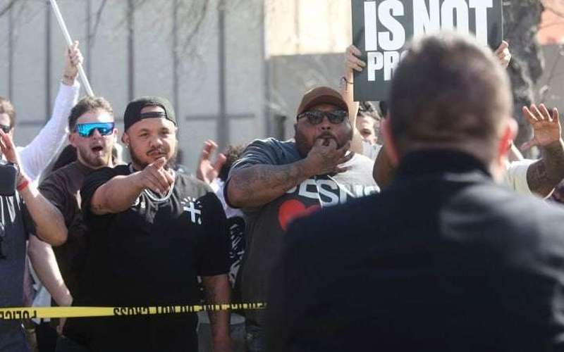 image for Satanist leader’s attempt to hold Black Mass in Kansas Statehouse sparks chaos and 4 arrests