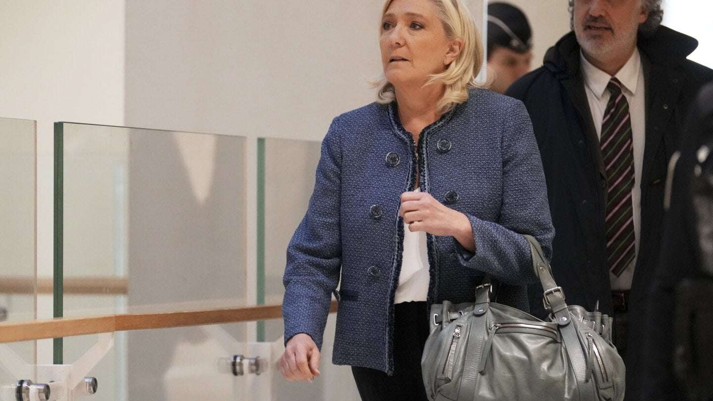 image for French far-right leader Marine Le Pen barred from seeking office for 5 years, a political earthquake