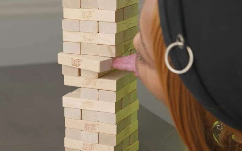 image for Watch: California woman uses world's longest tongue to play Jenga