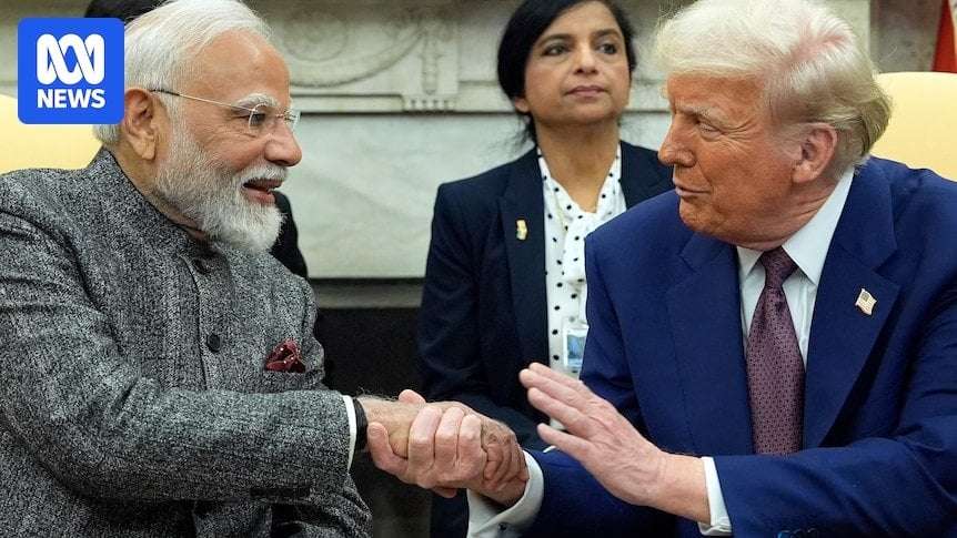 image for While other world leaders vow to fight Donald Trump's tariffs, Indian Prime Minister Narendra Modi is sitting pretty