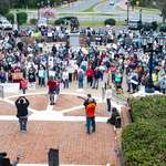 image for [OC] Anti-Trump/Elon Protest from Delaware's Legislative Hall