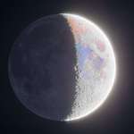 image for I spent 30 hours processing 500 frames of the Moon to bring out all the fine details.