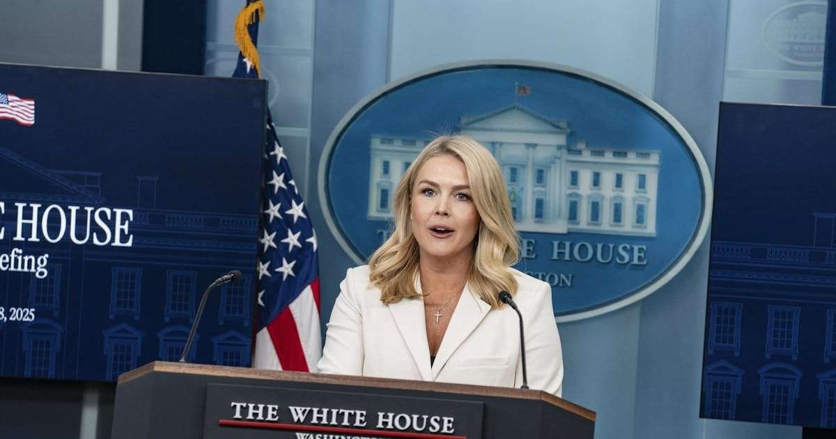 image for Trump Press Secretary Says Everyone Is Lying About Hating the Tariffs