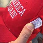 image for MAGA hats are made in China.