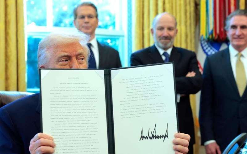 image for Trump escalates feud with low water pressure by signing executive order targeting 'weak and worthless' shower heads