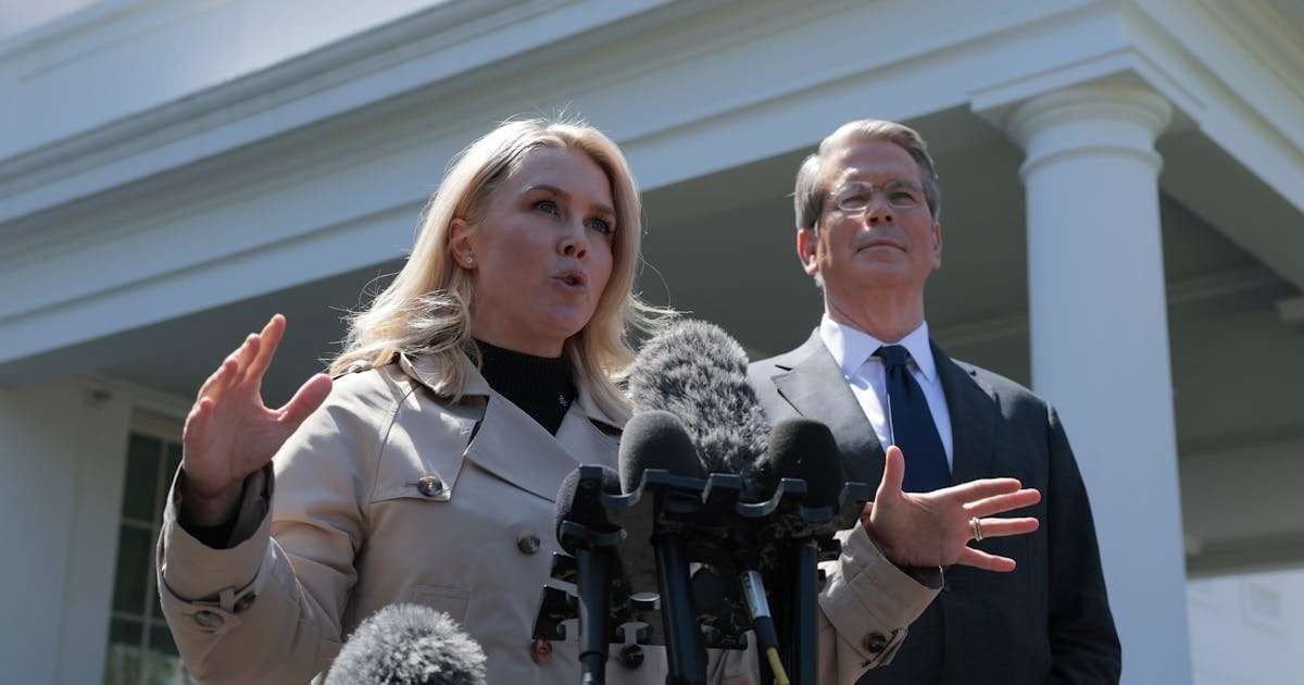 image for Trump’s Team Has No Idea What to Say About His Sudden Tariffs Reversal