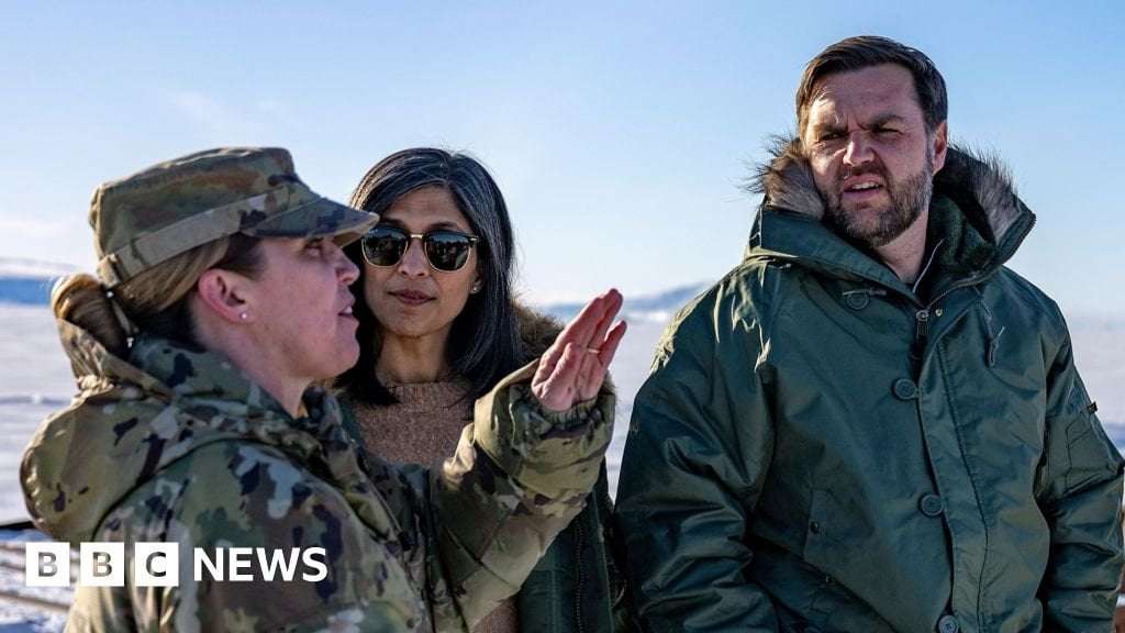 image for US fires Greenland military base chief for 'undermining' JD Vance