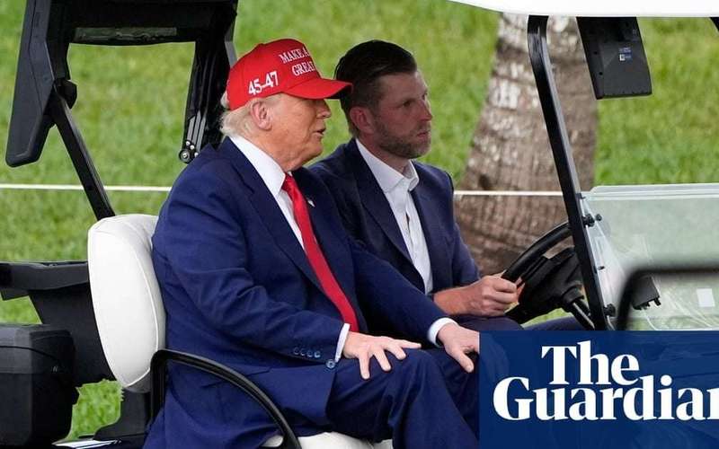 image for ‘Completely out of touch’: golf and dinners for ‘king’ Trump as economy melts down