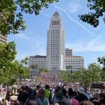 image for Record turnout at Bernie and AOC's Rally at Los Angeles City Hall