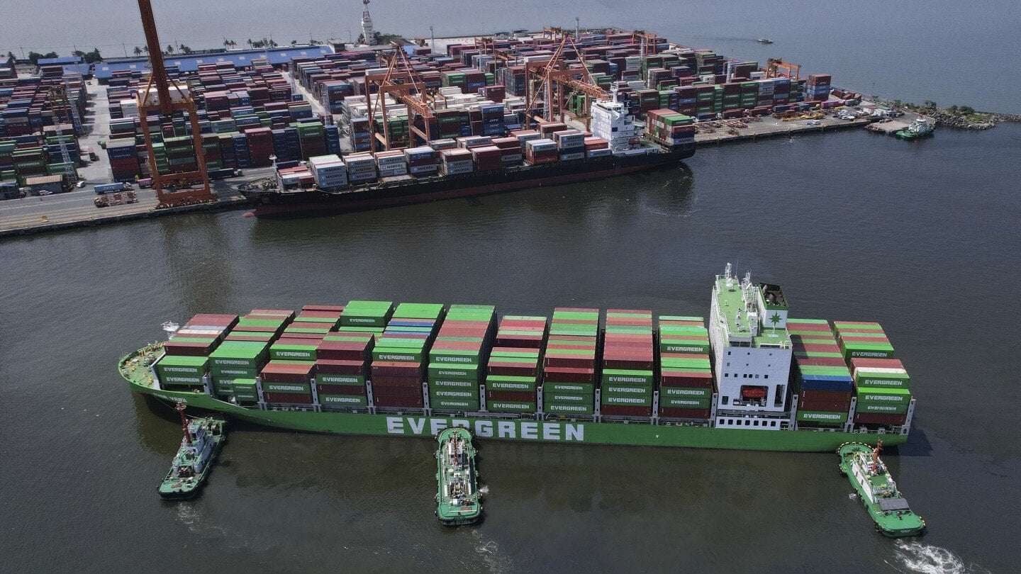 image for Major nations agree on first-ever global fee on greenhouse gases with plan that targets shipping