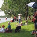 image for Just some people in a park on a Sunday Afternoon