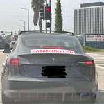 image for [OC] Saw a Tesla with some new advertising on it