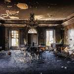 image for Inside the Pennsylvania Governor's Mansion after the firebomb attack.