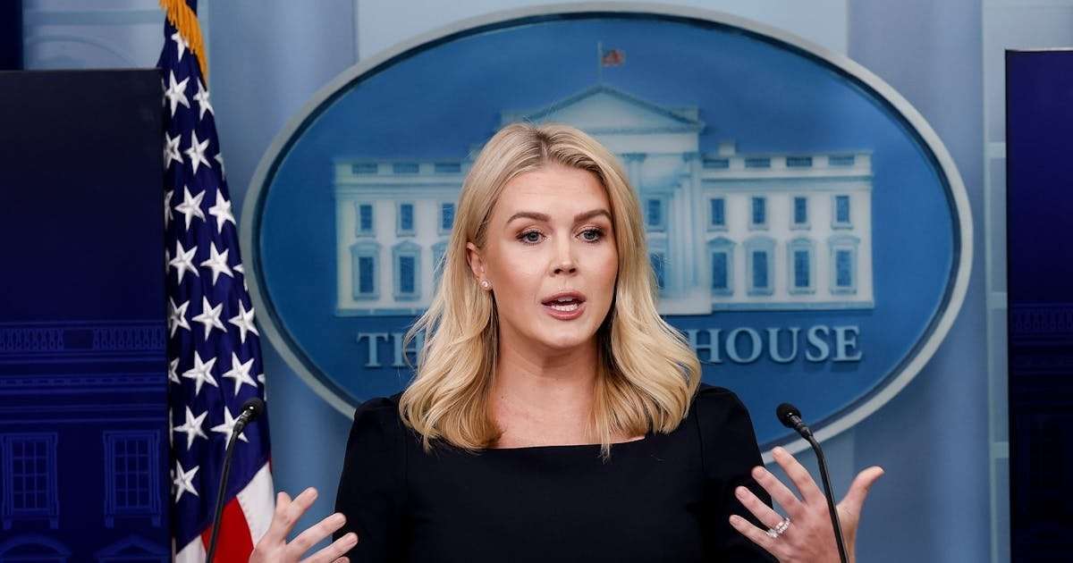 image for Karoline Leavitt Crashes When Asked if Trump Is Abusing His Power