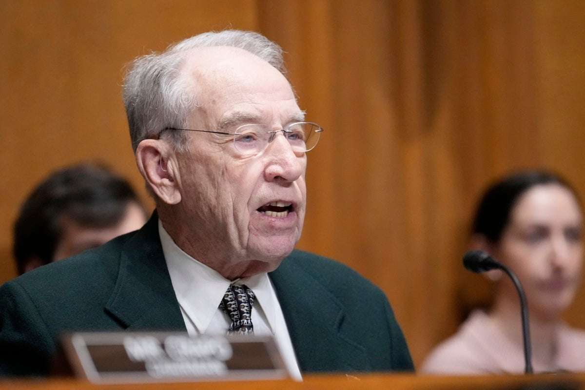 image for Listen to angry voters ask Senator Grassley if they can ignore court orders like Trump