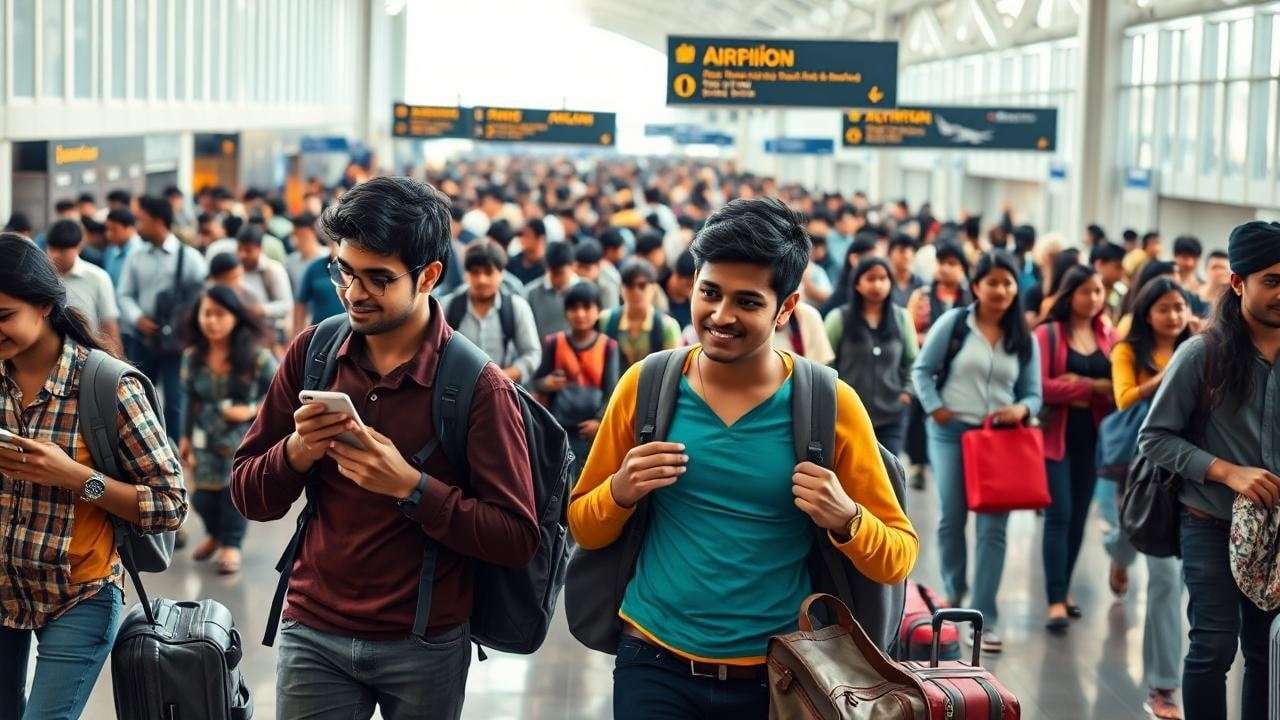 image for Indians rush to America as world turns back on US